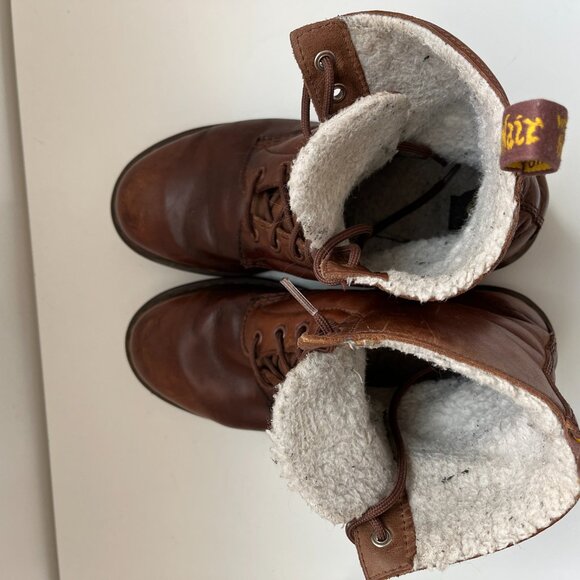 Dr. Martens 1460 Winter Fur Boots - Picture 7 of 9